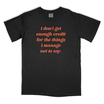 Better Left Unsaid T-shirt